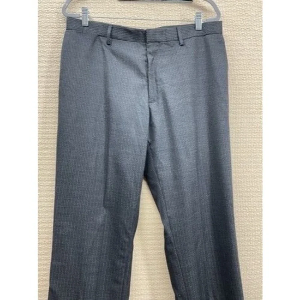 Banana Republic Classic Fit Striped Wool Blend Dress Pants Men Size 34/32‎